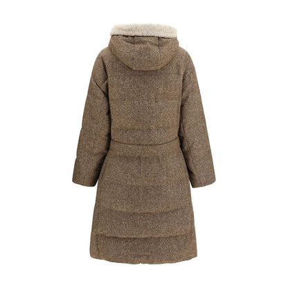 Brown Wool Oves Aries Coat