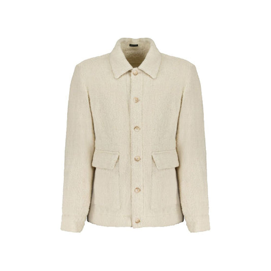 Beige Virgin Wool Jacket