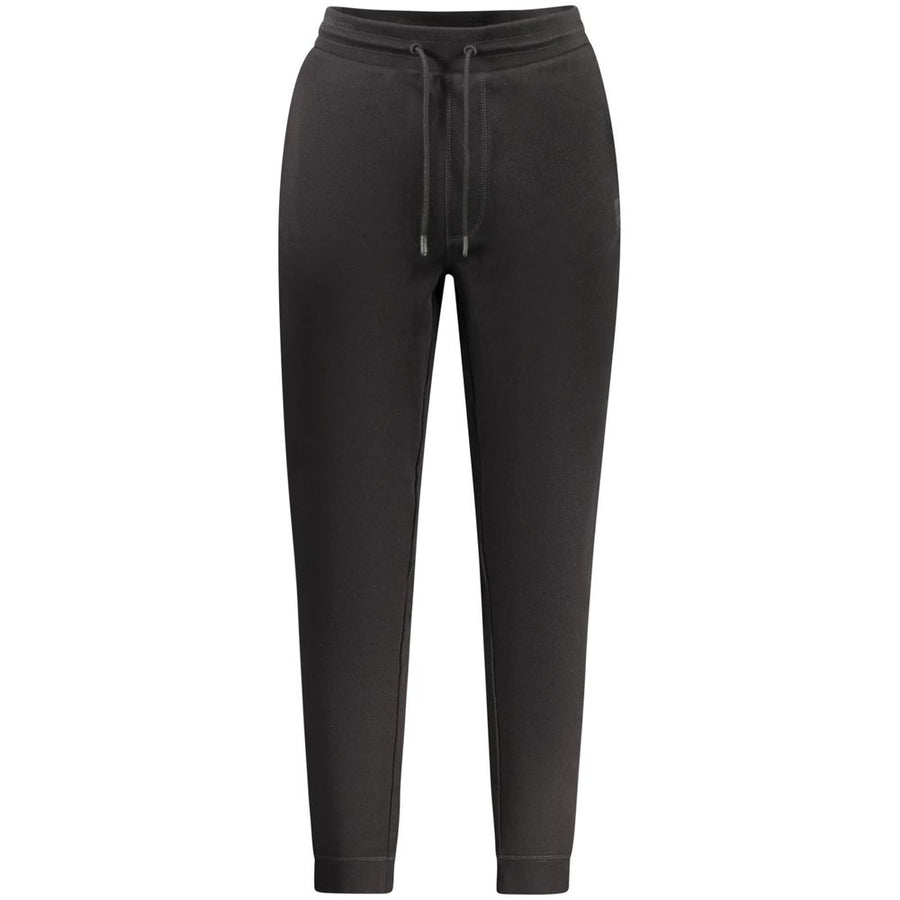 Black Cotton Men's Trouser