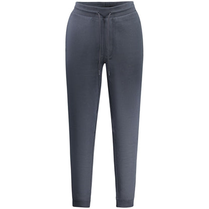 Blue Cotton Men's Trouser
