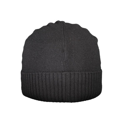 Black Wool Men's Cap