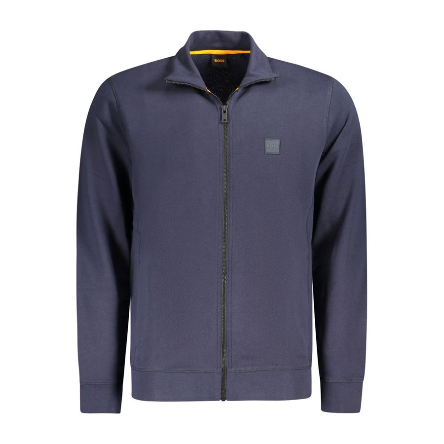 Blue Cotton Men's Sweatshirt