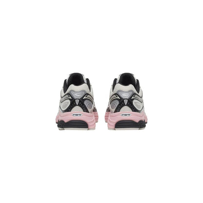 White Synthetic Athletic Sneakers