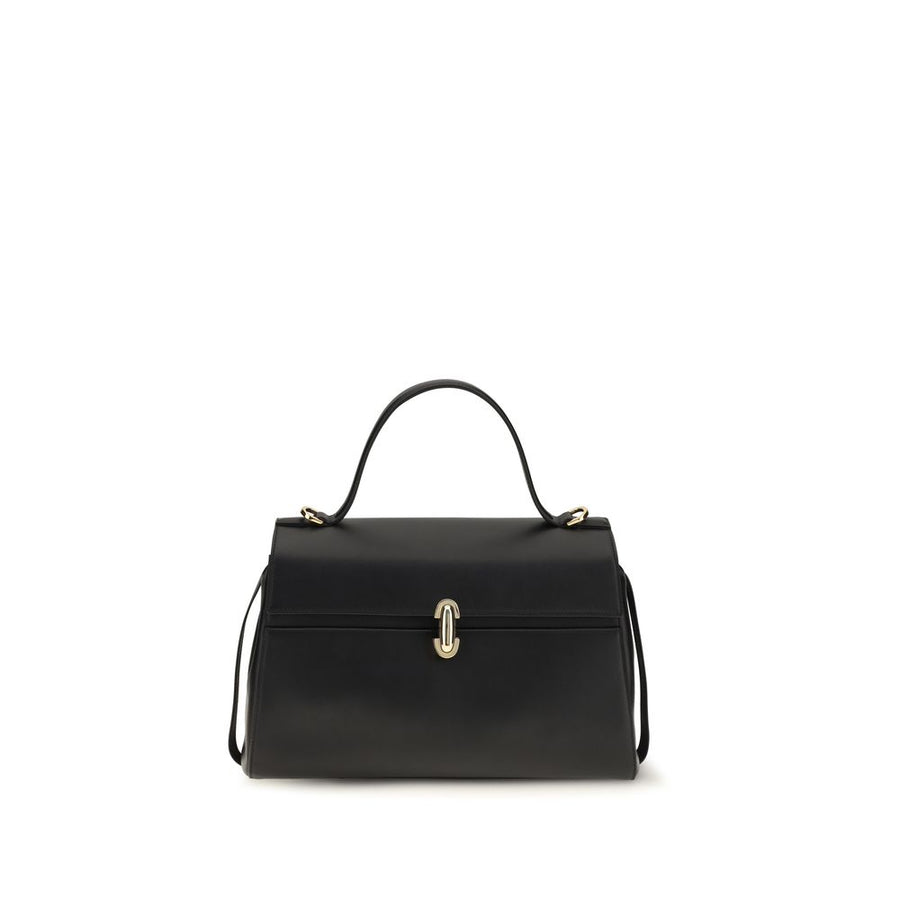 Black Calf Leather Bos Taurus Handbag