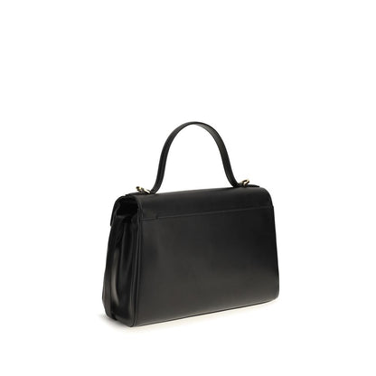 Black Calf Leather Bos Taurus Handbag