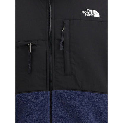 Blue Polyester Full-Length Jacket