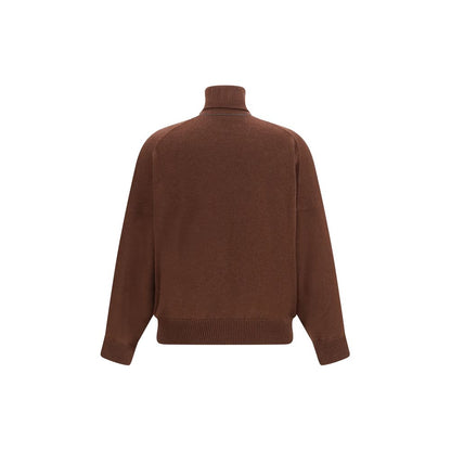 Brown Cashmere Turtleneck