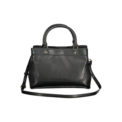 Black Polyurethane Women's Bag