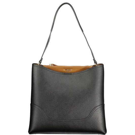 Black Polyurethane Womens Bag