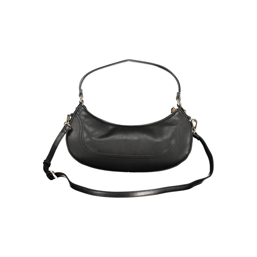 Black Polyurethane Womens Bag
