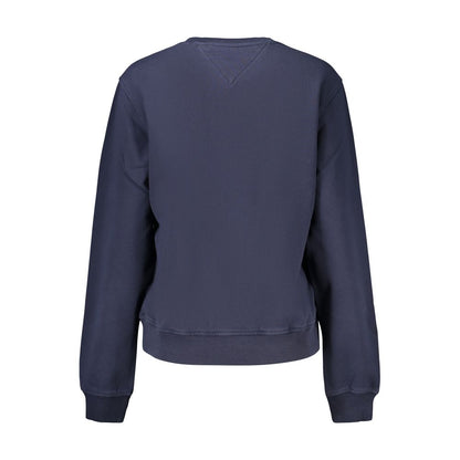 Blue Cotton Women's Sweatshirt