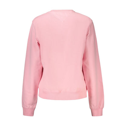 Pink Cotton Women's Sweatshirt