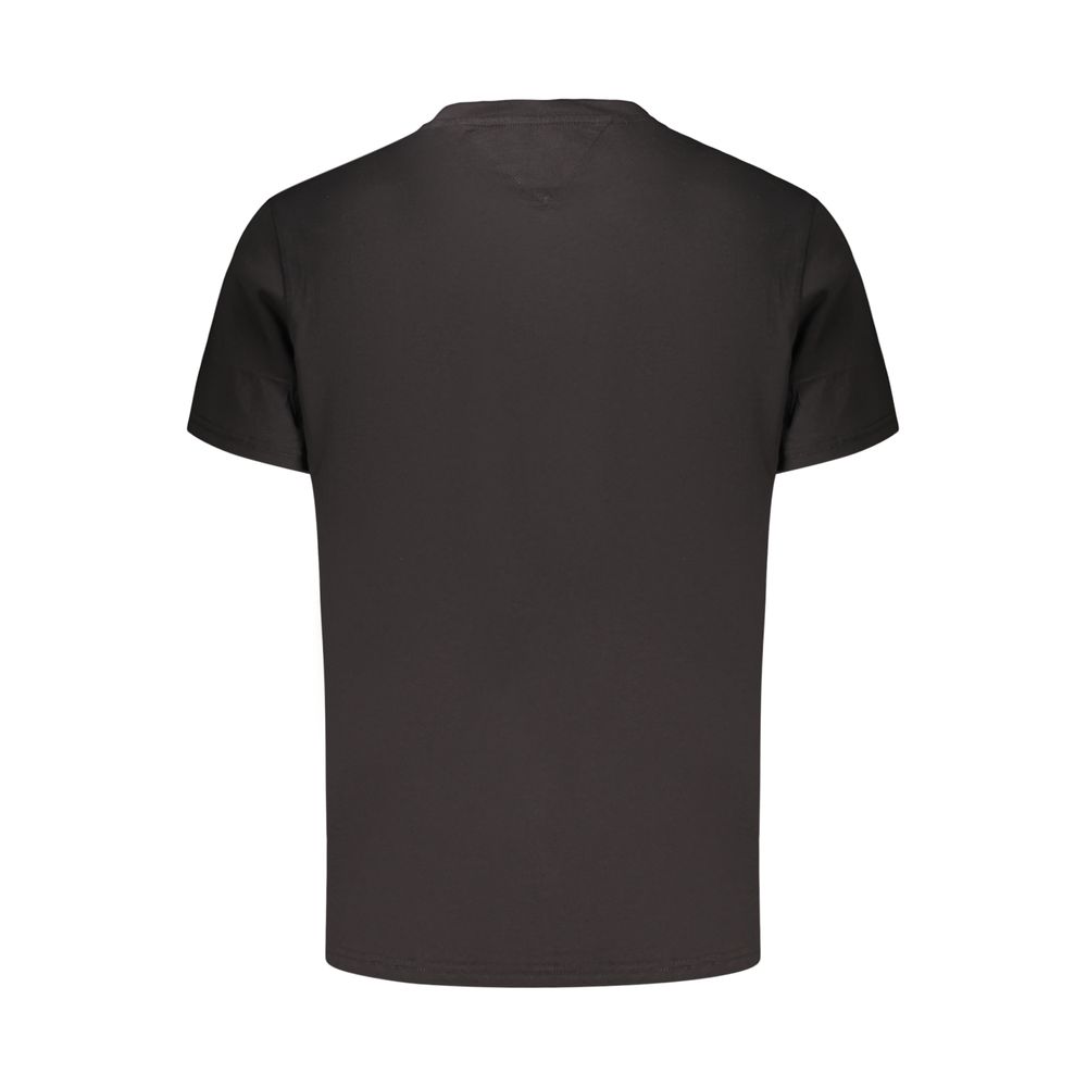 Black Cotton Men's T-Shirt
