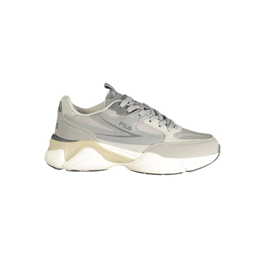 Grey Polyurethane Women's Sneaker