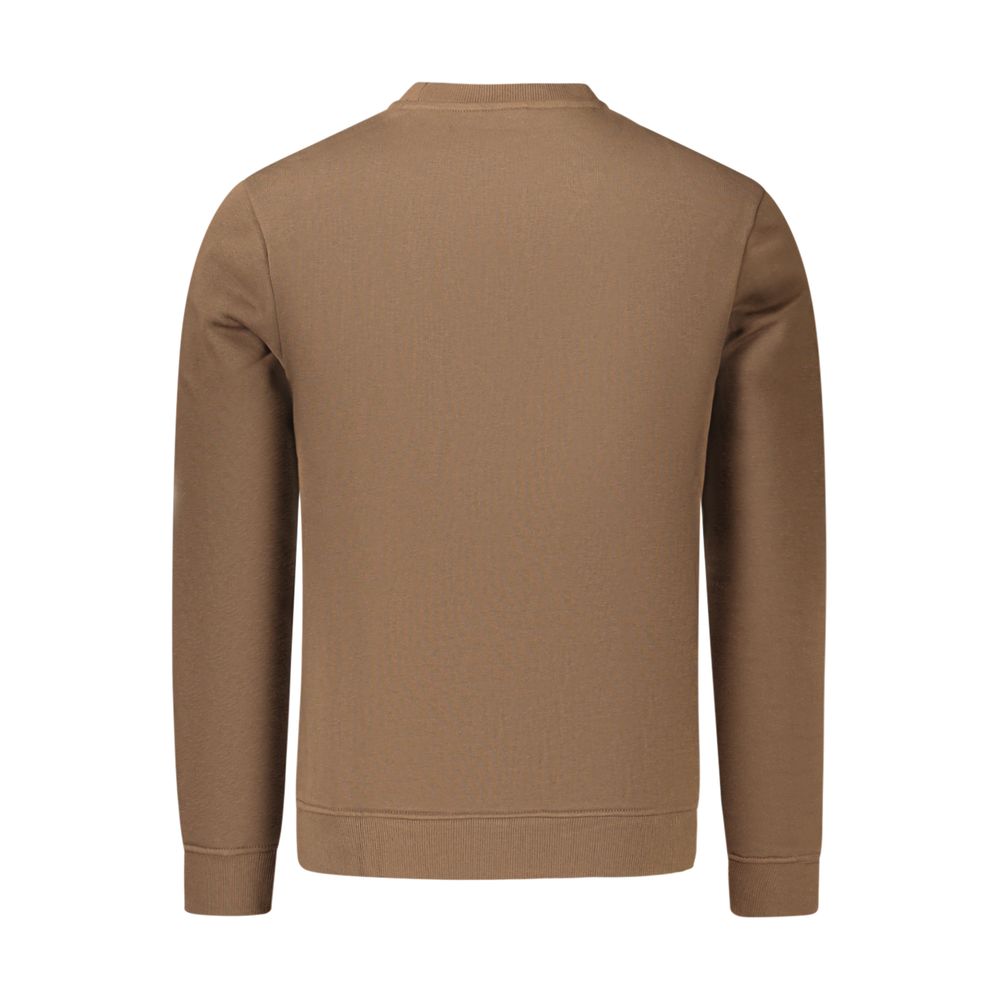 Brown Cotton Men's Sweatshirt