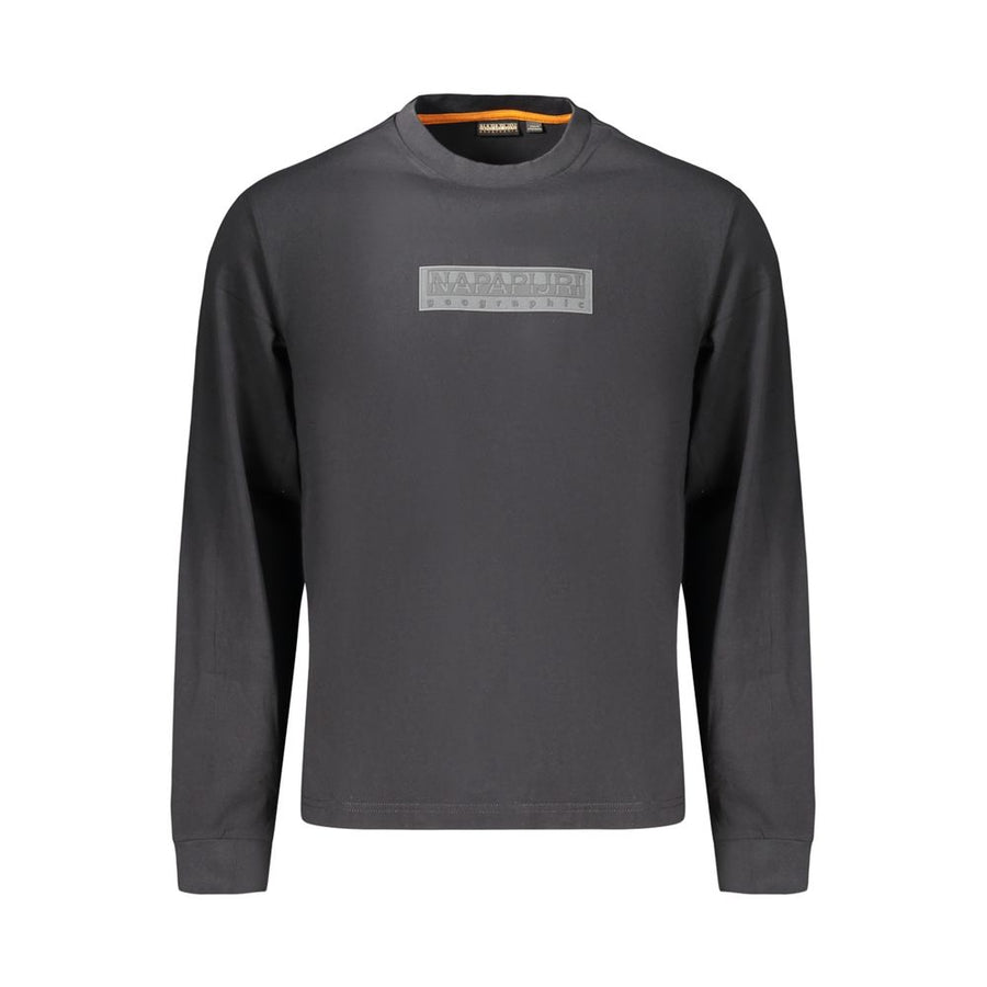 Black Cotton Men's T-Shirt