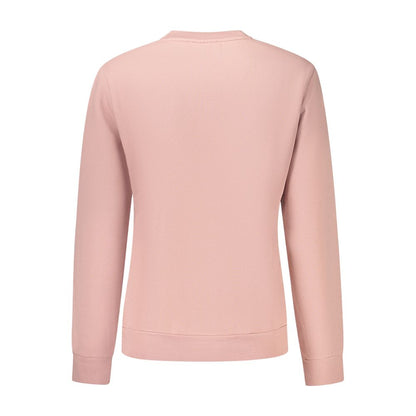 Pink Cotton Women's Sweatshirt