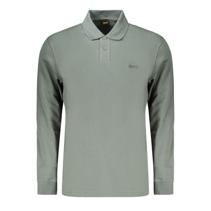 Green Cotton Polo Shirt