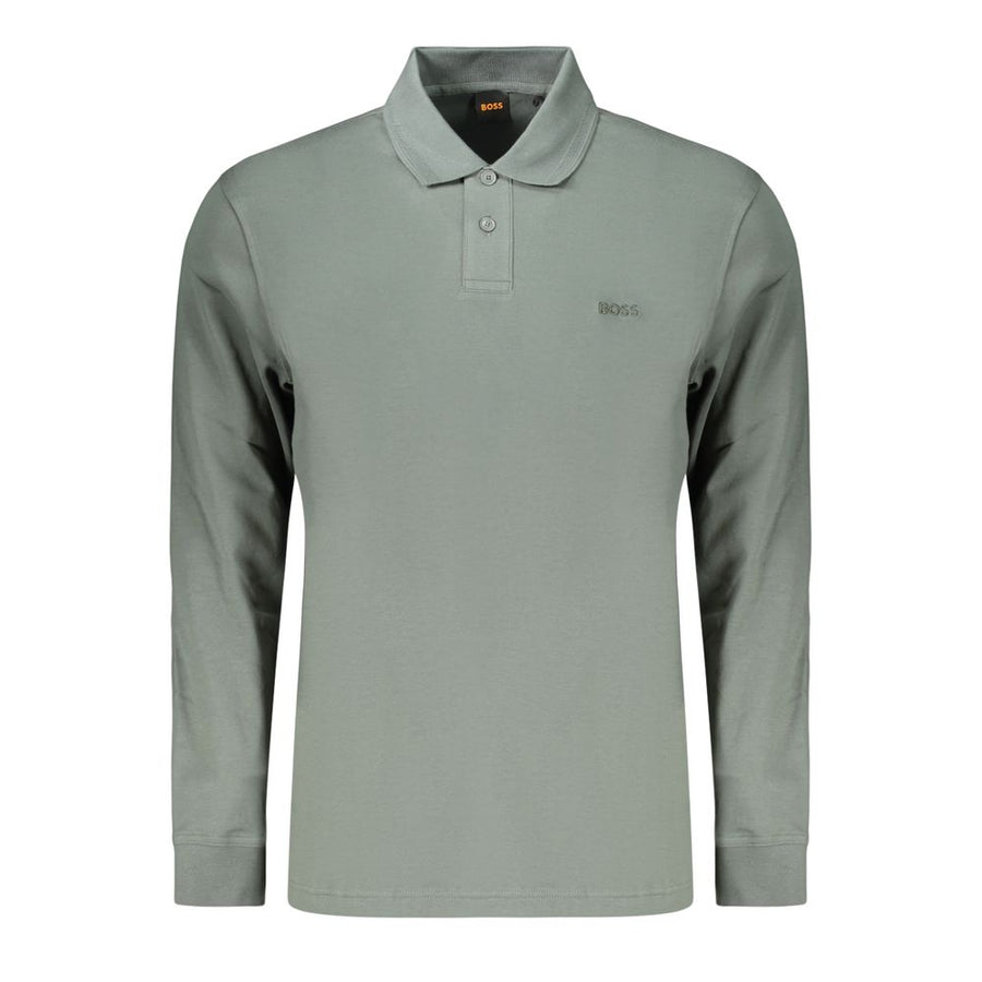 Green Cotton Polo Shirt