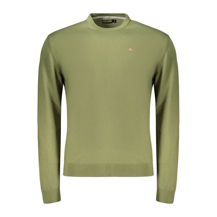 Green Cotton Sweatshirt