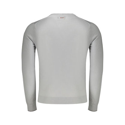 Gray Wool Men's Sweater