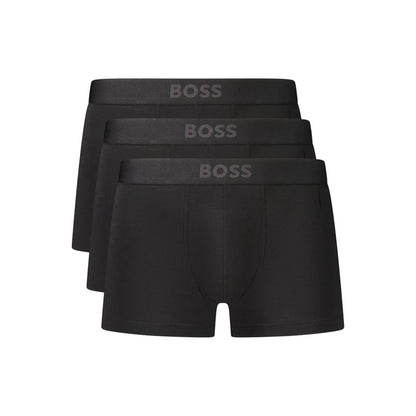 Black Cotton Boxers