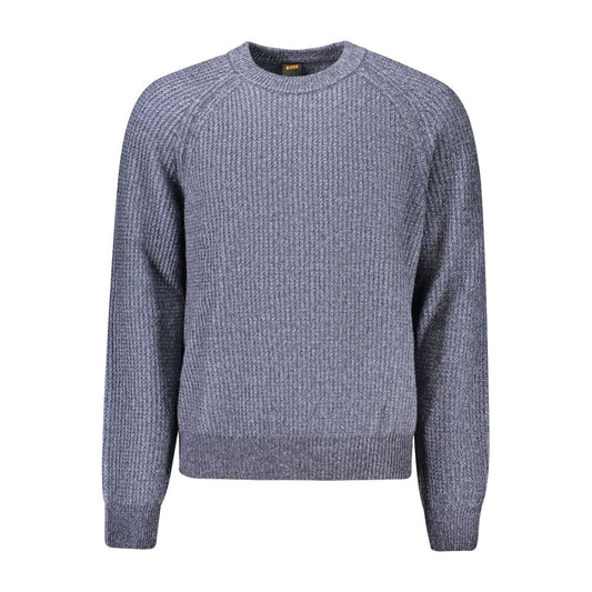 Blue Wool Sweatshirt