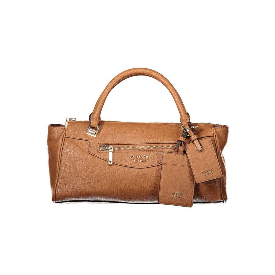 Brown Polyethylene Handbag