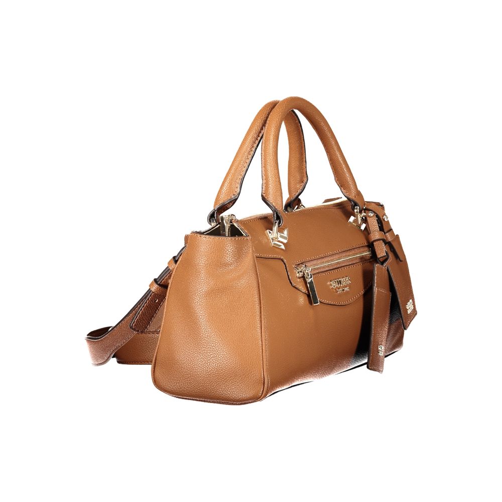 Brown Polyethylene Handbag