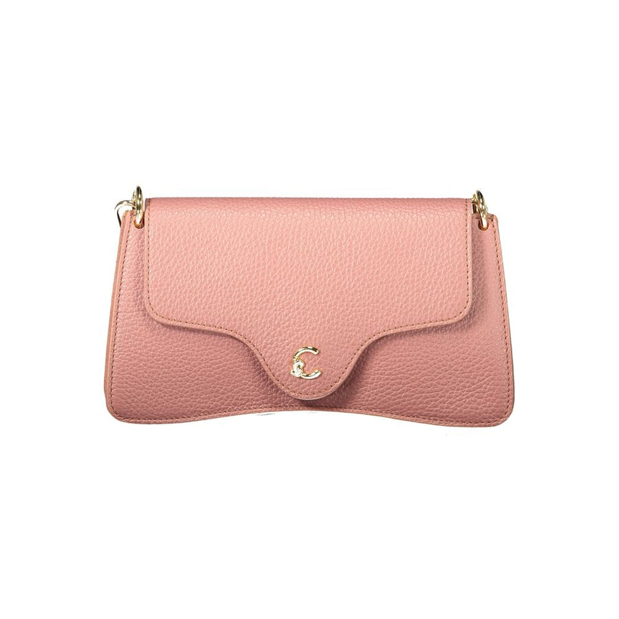 Pink Leather Handbag