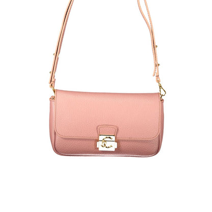 Pink Leather Handbag