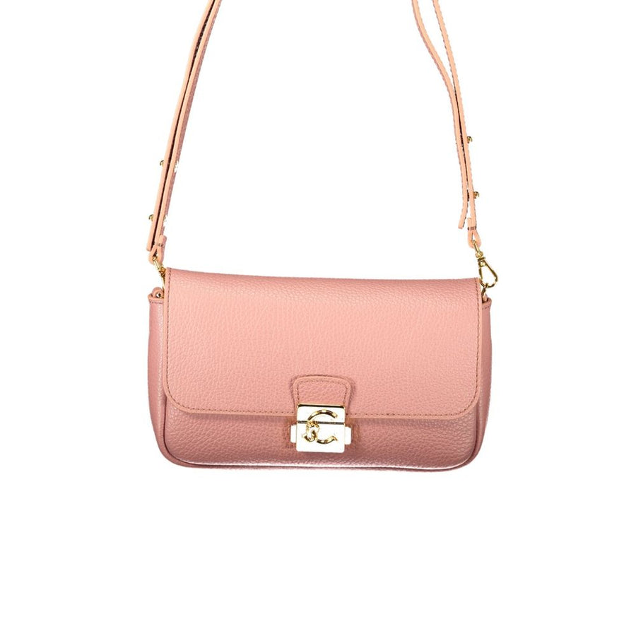 Pink Leather Handbag