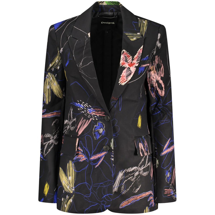 Black Cotton Women's Jacket