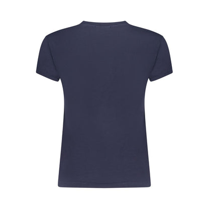 Blue Cotton Women's T-Shirt