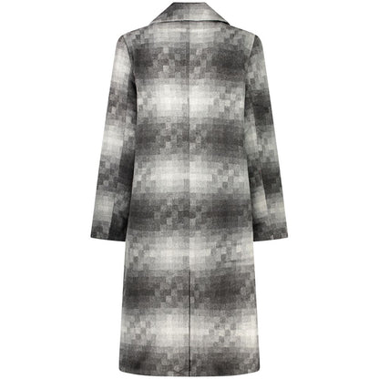 Gray Polyester Women's Jacket