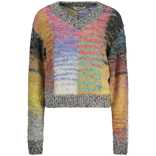 Yellow Polyester Women's Sweater