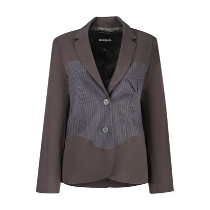 Black Polyester Women's Jacket