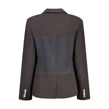 Black Polyester Women's Jacket
