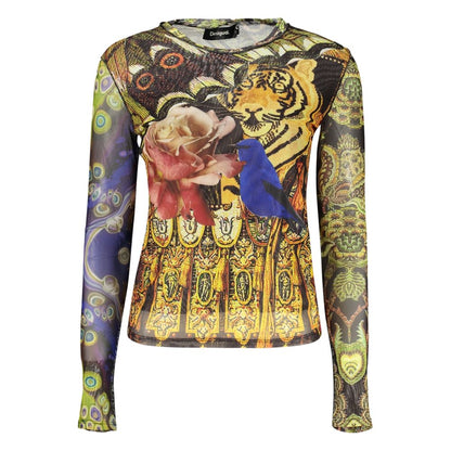 Yellow Polyester T-Shirt
