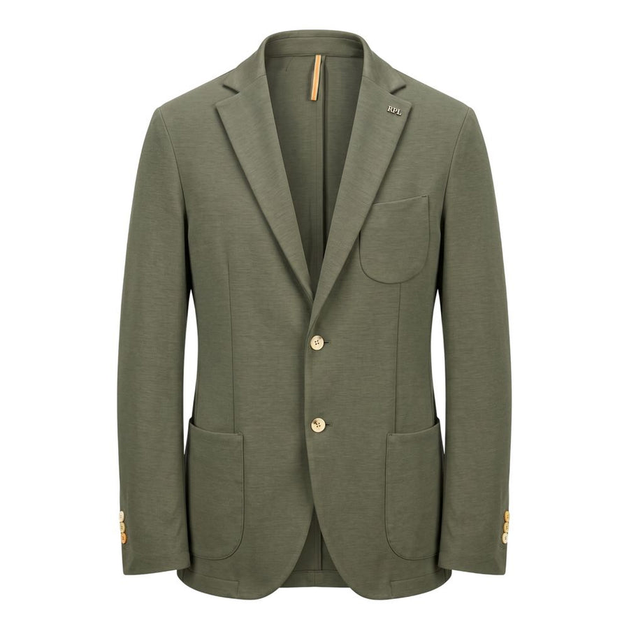 Green Cotton Men's Jacket