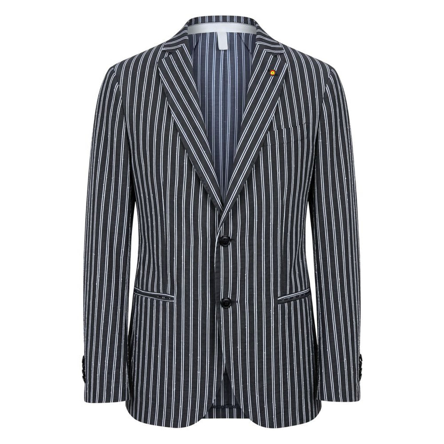 Blue Cotton Men's Jacket