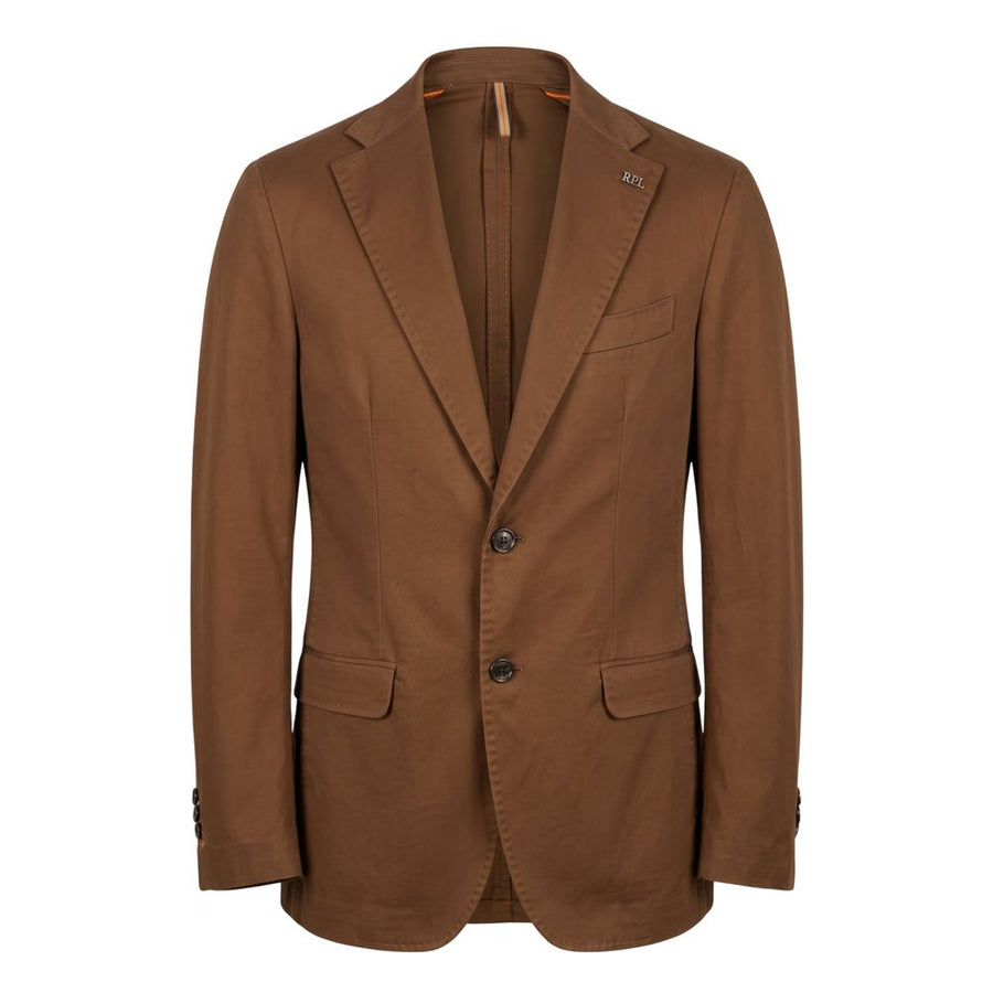 Brown Cotton Men's Jacket