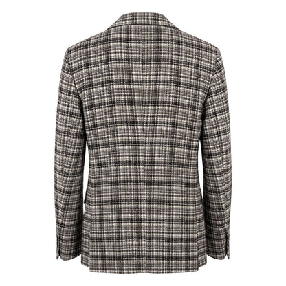 Brown Cotton Men Jacket