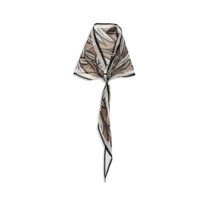 Beige Silk Foulard