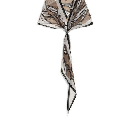Beige Silk Foulard
