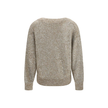 Beige Polyamide Sweatshirt