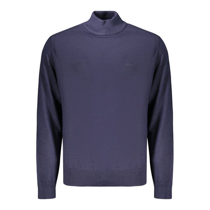 Blue Wool Men's Sweater