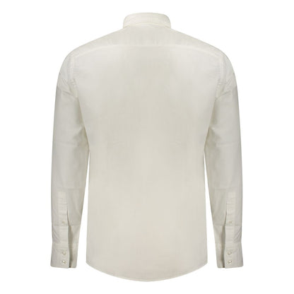 White Cotton Men's Shirt