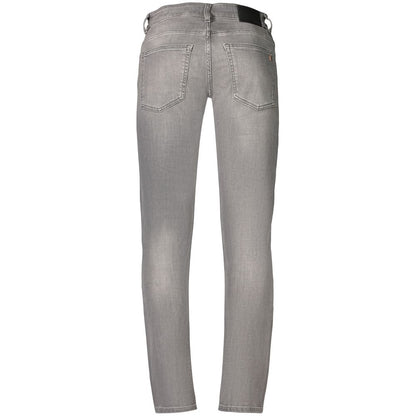 Grey Cotton Men's Jeans