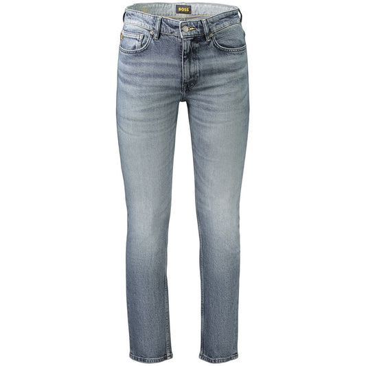 Blue Cotton Men's Jeans
